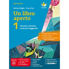 Un libro aperto - Volume 1 + Bussola delle competenze 1 + Quaderno delle competenze 1