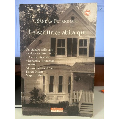La scrittrice abita qui