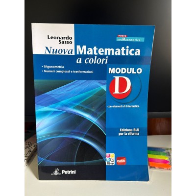 Nuova matematica a colori. Modulo D