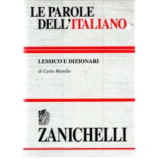 LE PAROLE DELL'ITALIANO. Lessico e dizionari.